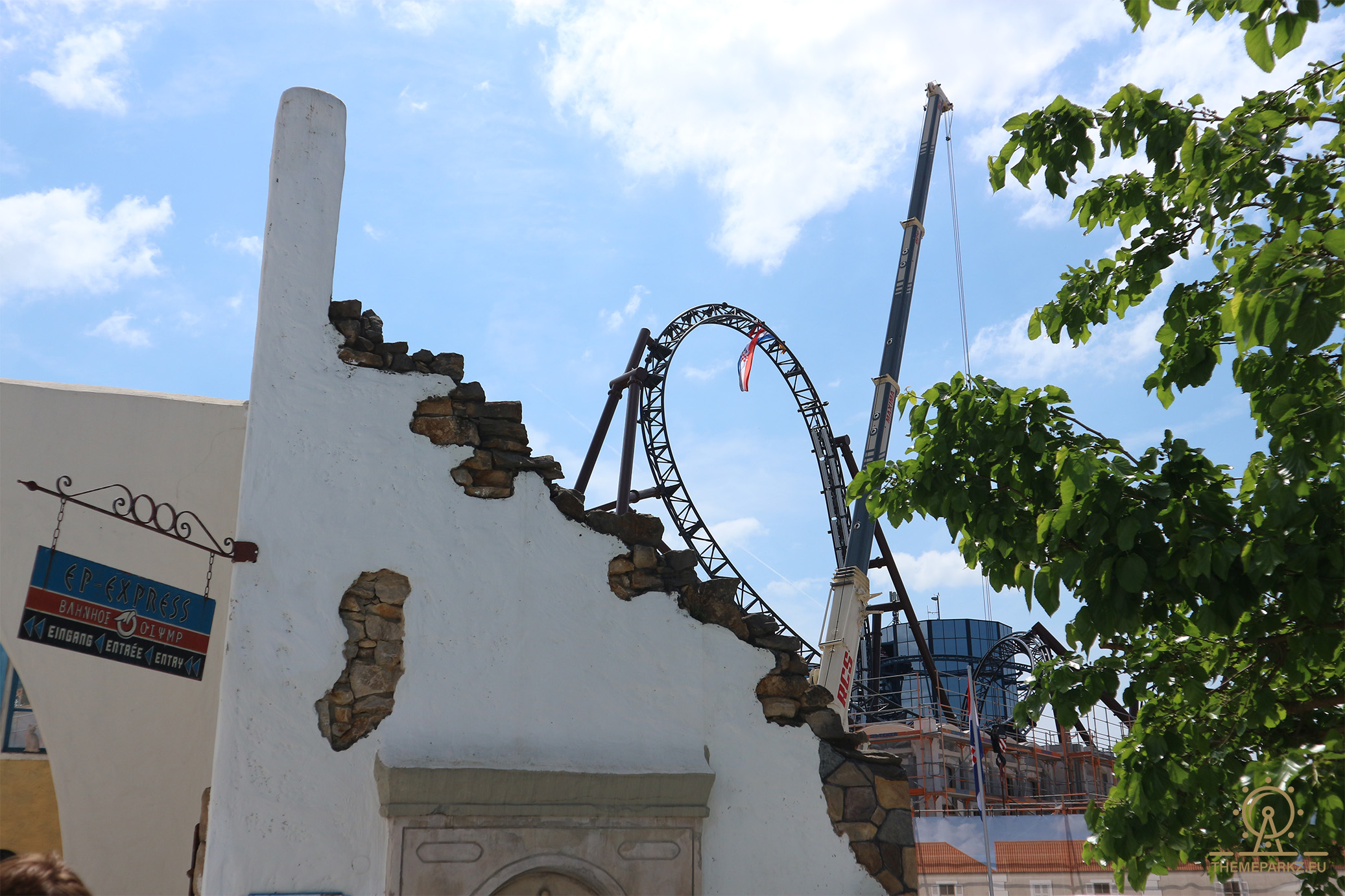 Bouwupdate Voltron Nevera Europa-Park Themeparkz